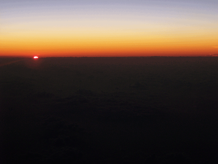 Sunrise from above